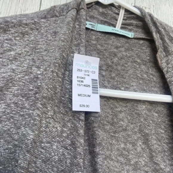 NWT Maurice Grey Cardigan - Picture 4 of 5